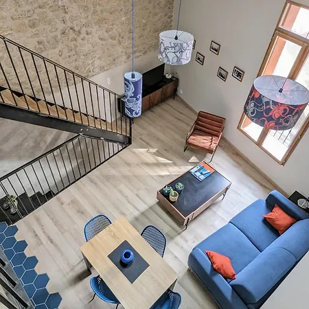 Loft D'albenas - Clim Et Bain Hébergement de vacances Loupian